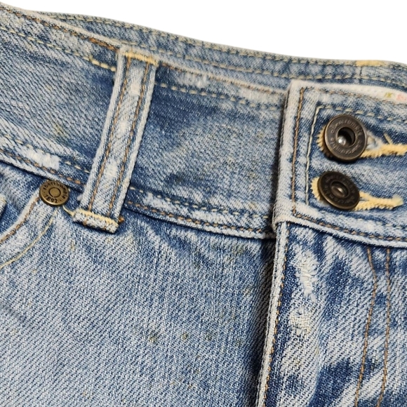 NWOT Abercrombie Vintage Denim Floral Skirt - Picture 6 of 10